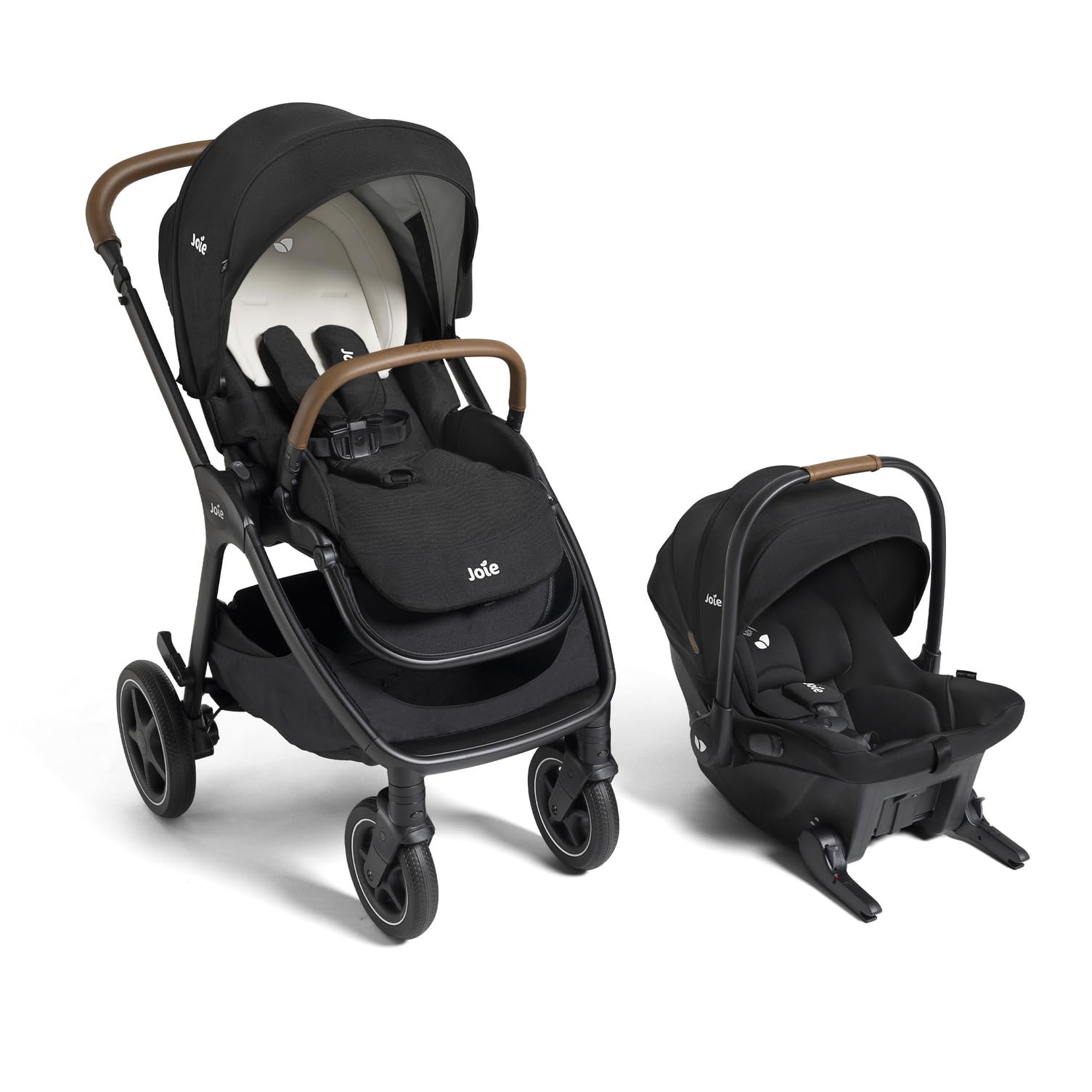 3-in-1 Stroller and Mint Latch Car Seat Travel System with Reversible