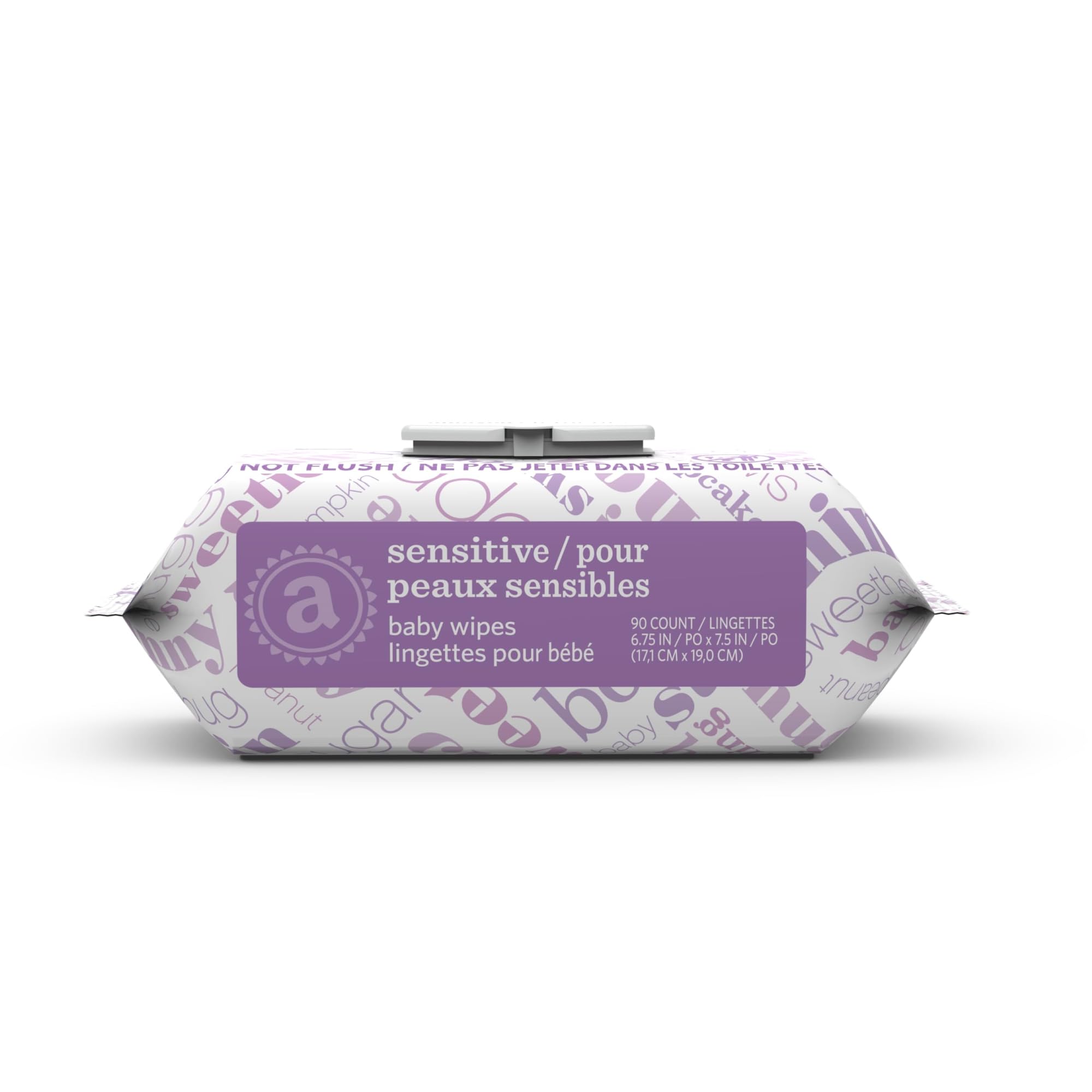 Baby Wipes, Sensitive, 810 Count, Flip-Top Packs, Pack of 9