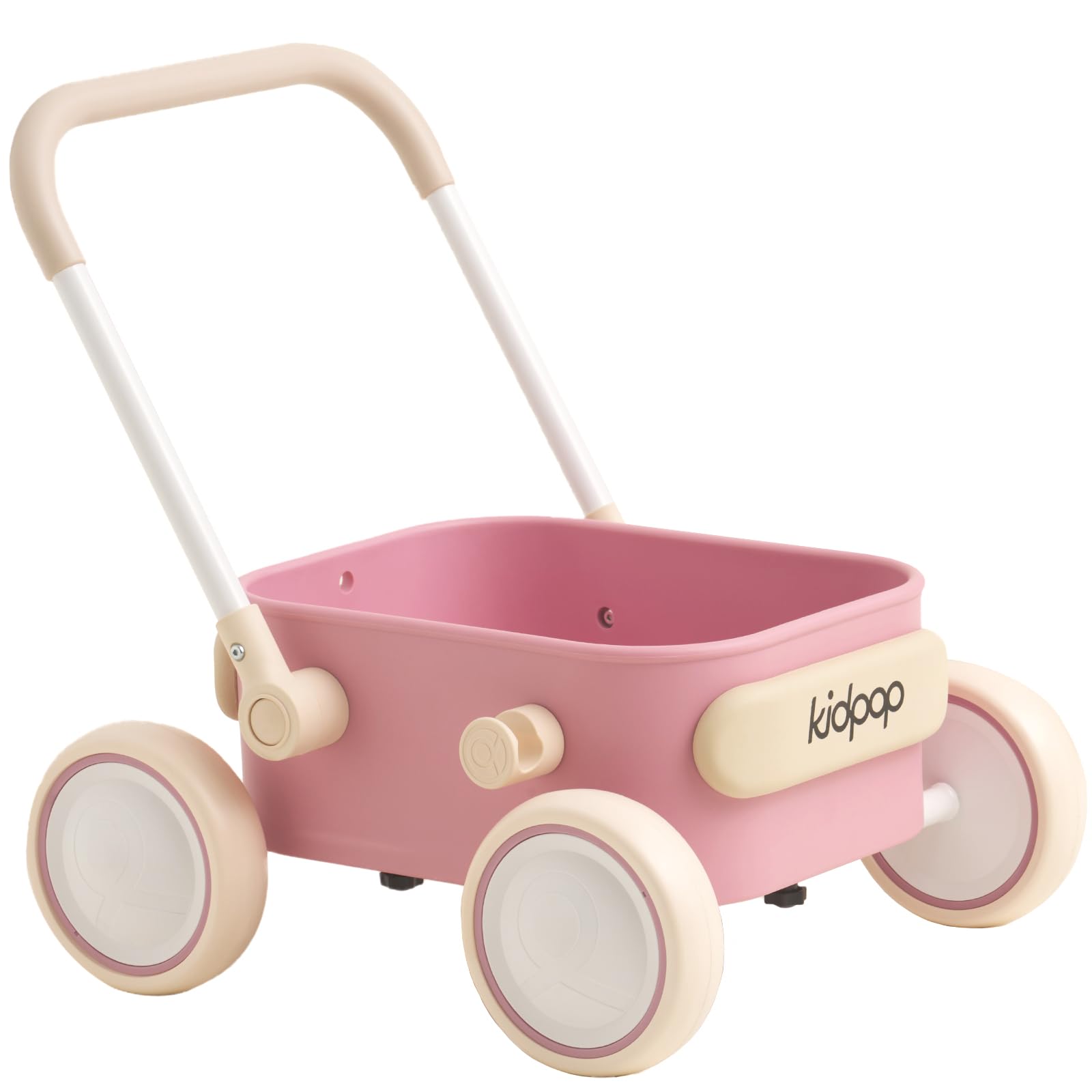 Baby Push Walker with Wheels Toddler Wagon
