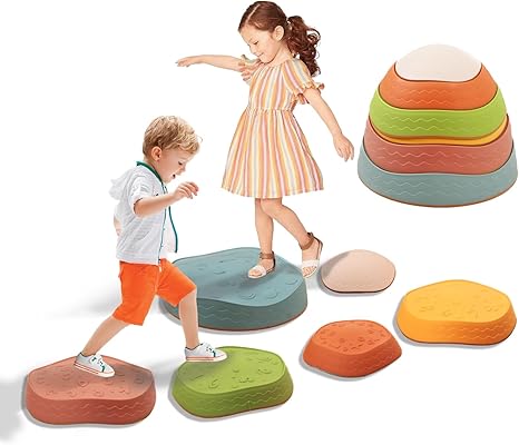 Stepping Stones for Kids,Non-Slip Toddlers Stepping Stones for Promoting Children's