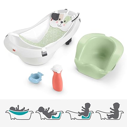 Baby to Toddler Bath 4-in-1 Sling ‘n Seat Tub with Removable Infant