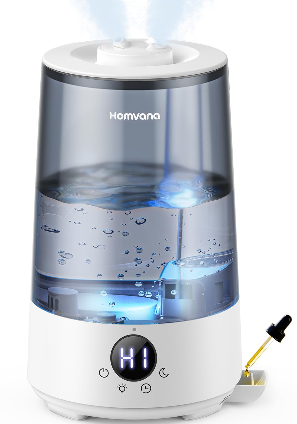 Humidifiers for Bedroom Home, 3.6 L Cool Mist Top-Fill 34H Super Long Time