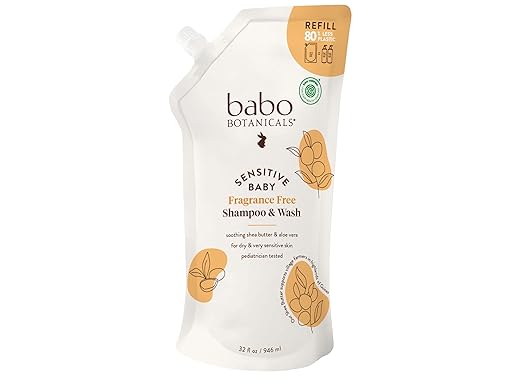 Fragrance-Free 2-in-1 Baby Shampoo & Wash - Shea Butter, Calendula & Aloe