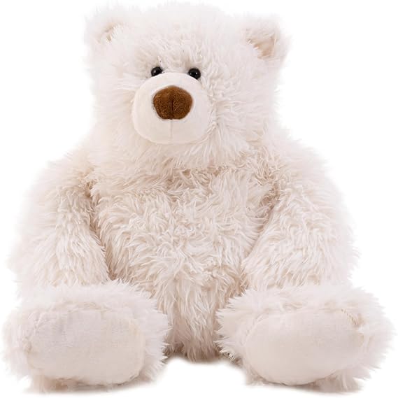 4.2 lbs Polar Bear Weighted Stuffed Animal 27in, Stuffed Bear Plush for Adult