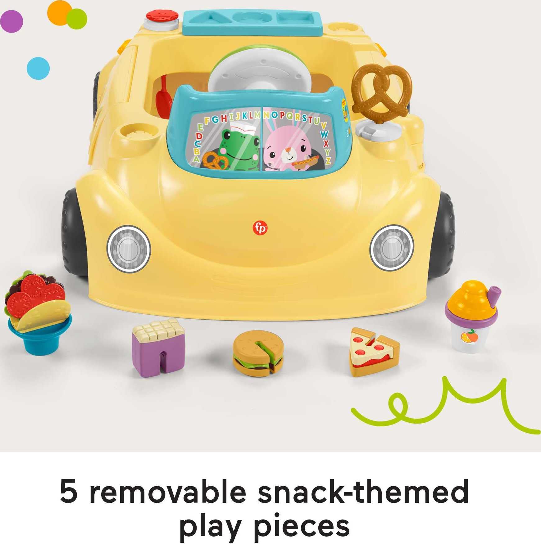 2-in-1 Food Truck Jumperoo Activity Center with Music and Lights