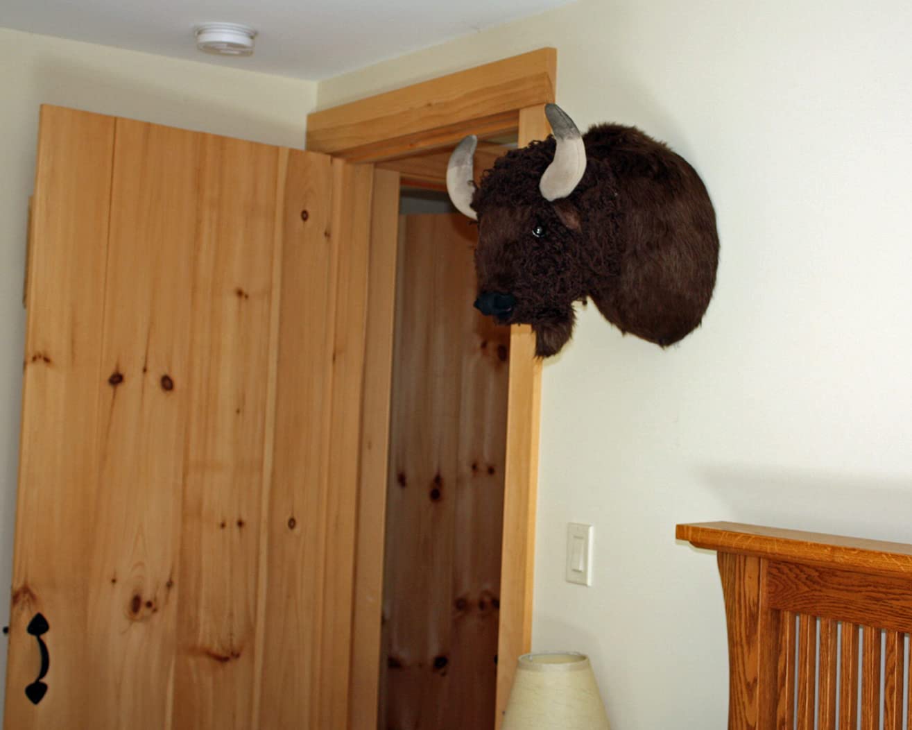 Buffalo large Plush Stuffed Animal Wall Mount