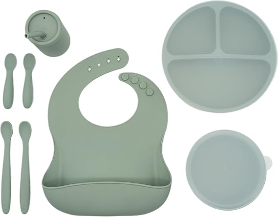 Led Weaning Bundle, Silicone Suction Bowl, Spoons