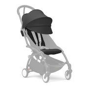 6+ Color Pack, Black - Textiles Only: Seat Pad, Extendable Canopy & Zipped Back Pocket