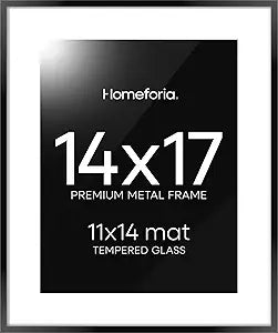 14x17 Picture Frame Gold, High End Metal 14x17 Poster Frames