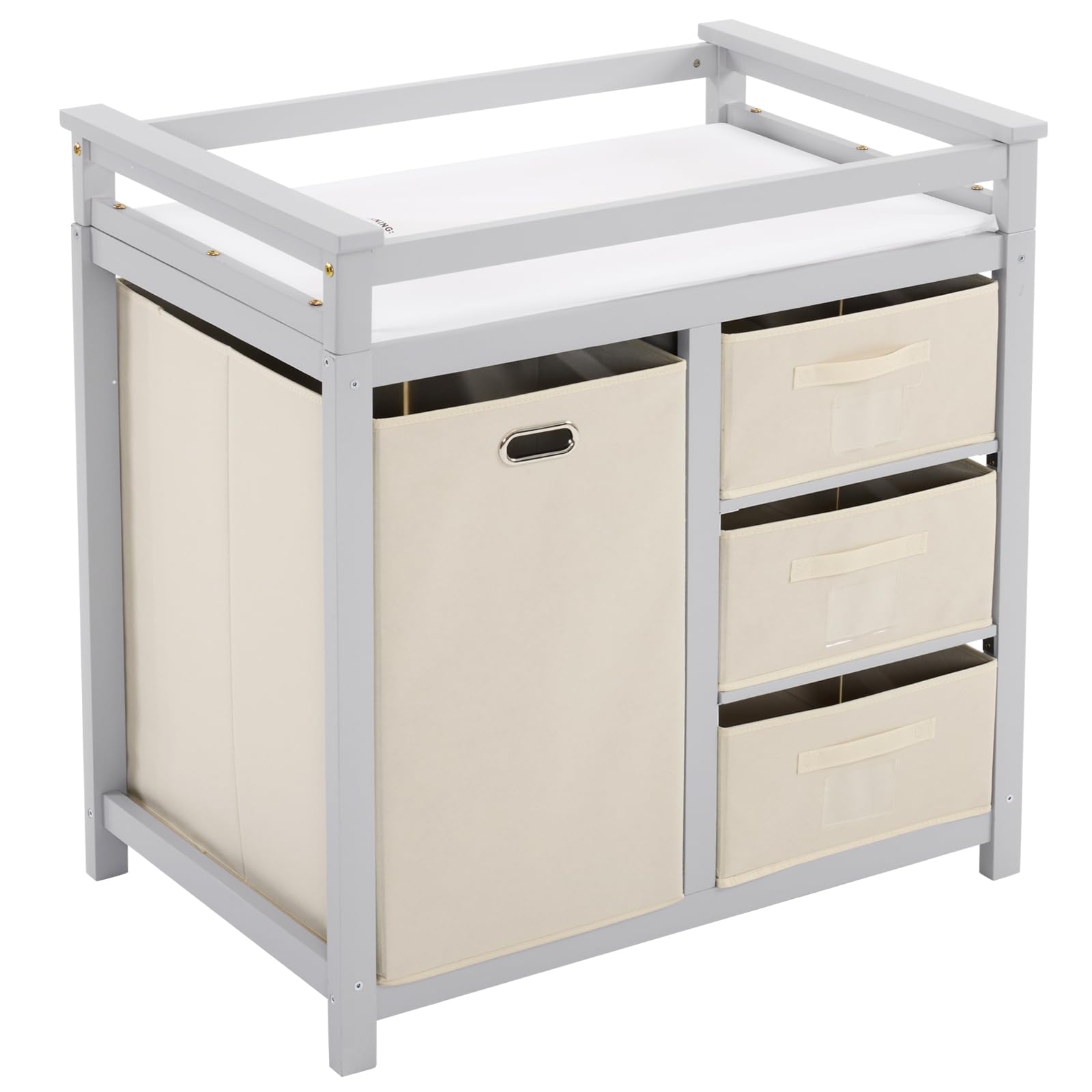 Modern Baby Changing Table,Dresser Baby Diaper Changing