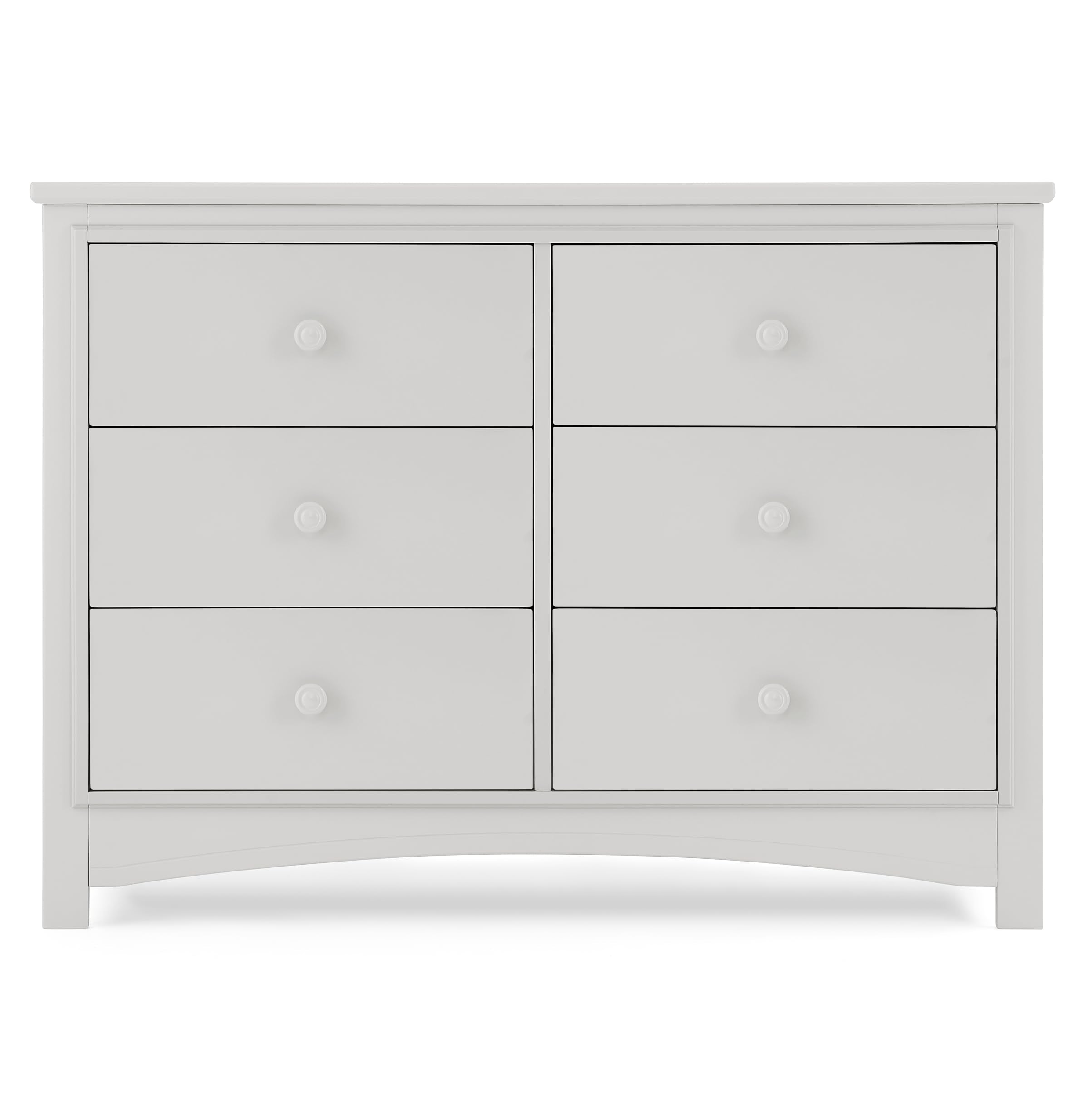 Perry 6 Drawer Dresser - Greenguard Gold Certified, Moonstruck Grey