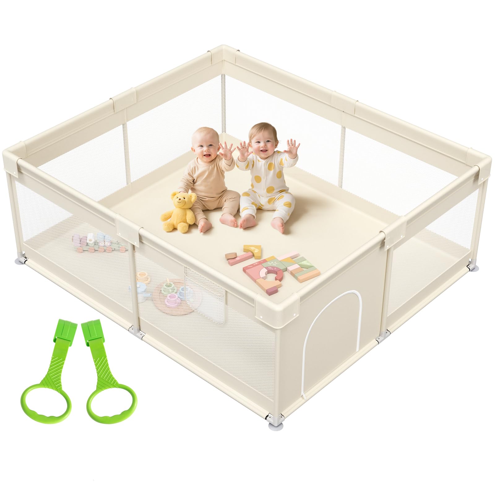 Large Baby Playpen 69×59 Inches