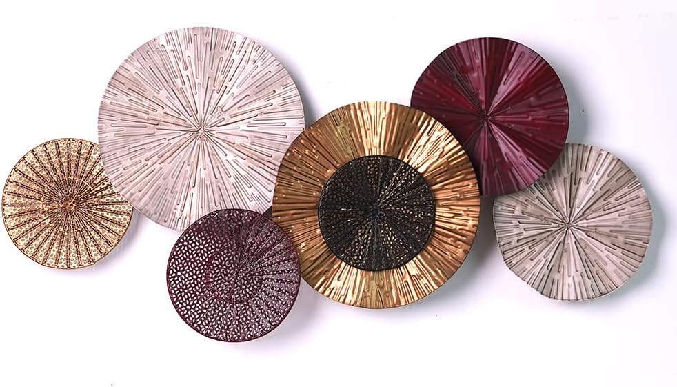 Metal Flower Wall Decor Minimalist Iron Floral Artwork
