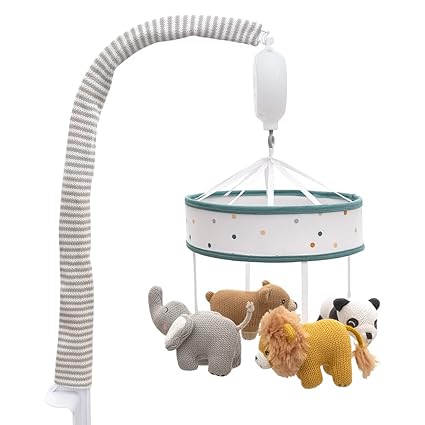 Baby Musical Mobile - Ava Birds | Crib Toy, Knitted Woodland Characters