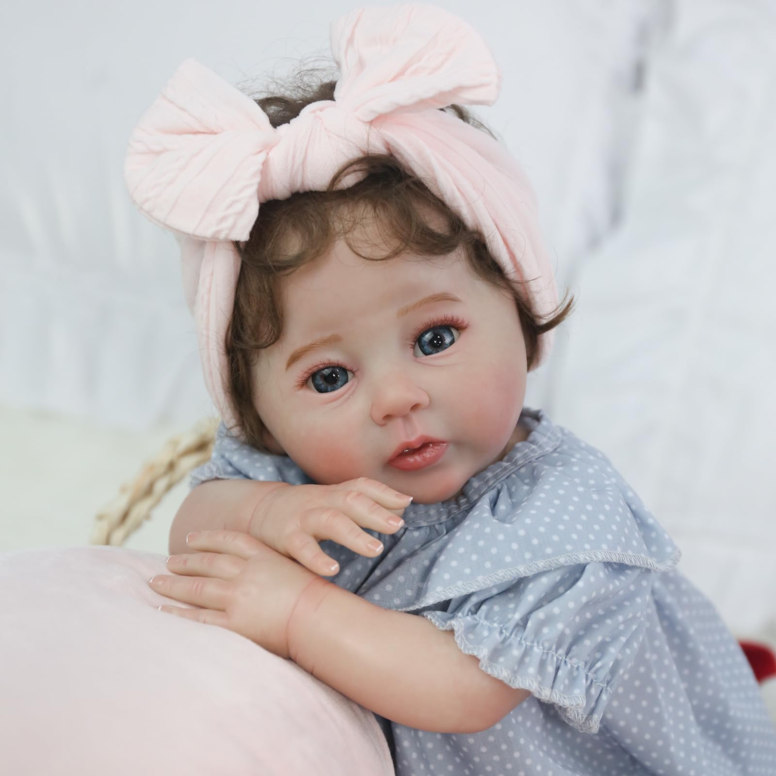 Realistic Reborn Baby Doll – 18 Inch Real Life Lifelike Adorable Newborn Baby Girl