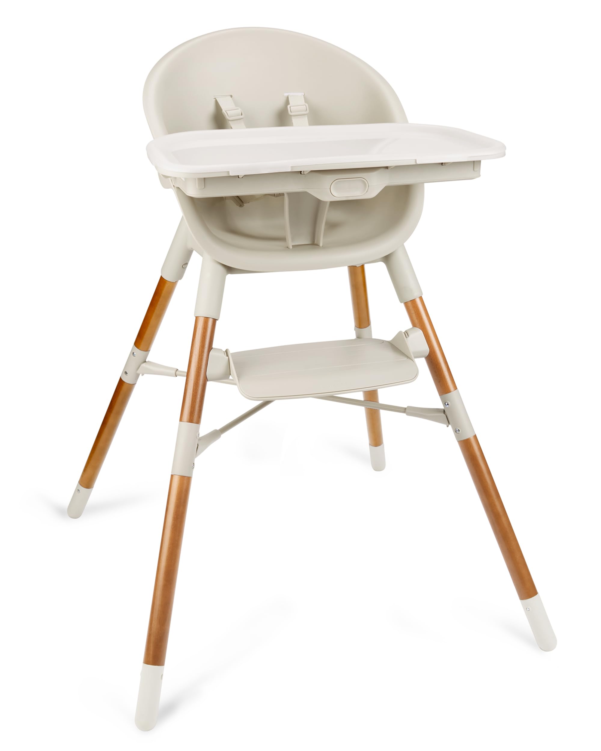 4-in-1 Convertible High Chair with FSC Wood Accents