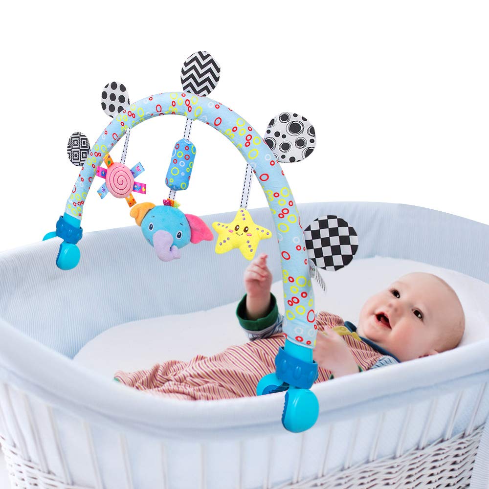 Travel Arch Bassinet Mobile Toys for Infant & Toddlers