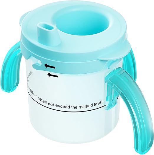 Dysphagia Cups for Adults, Sippy Cup for Elderly Spill Proof