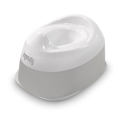 ity by Ingenuity Flip & Sit Potty Seat (White) – Easy to Set Up & Remove