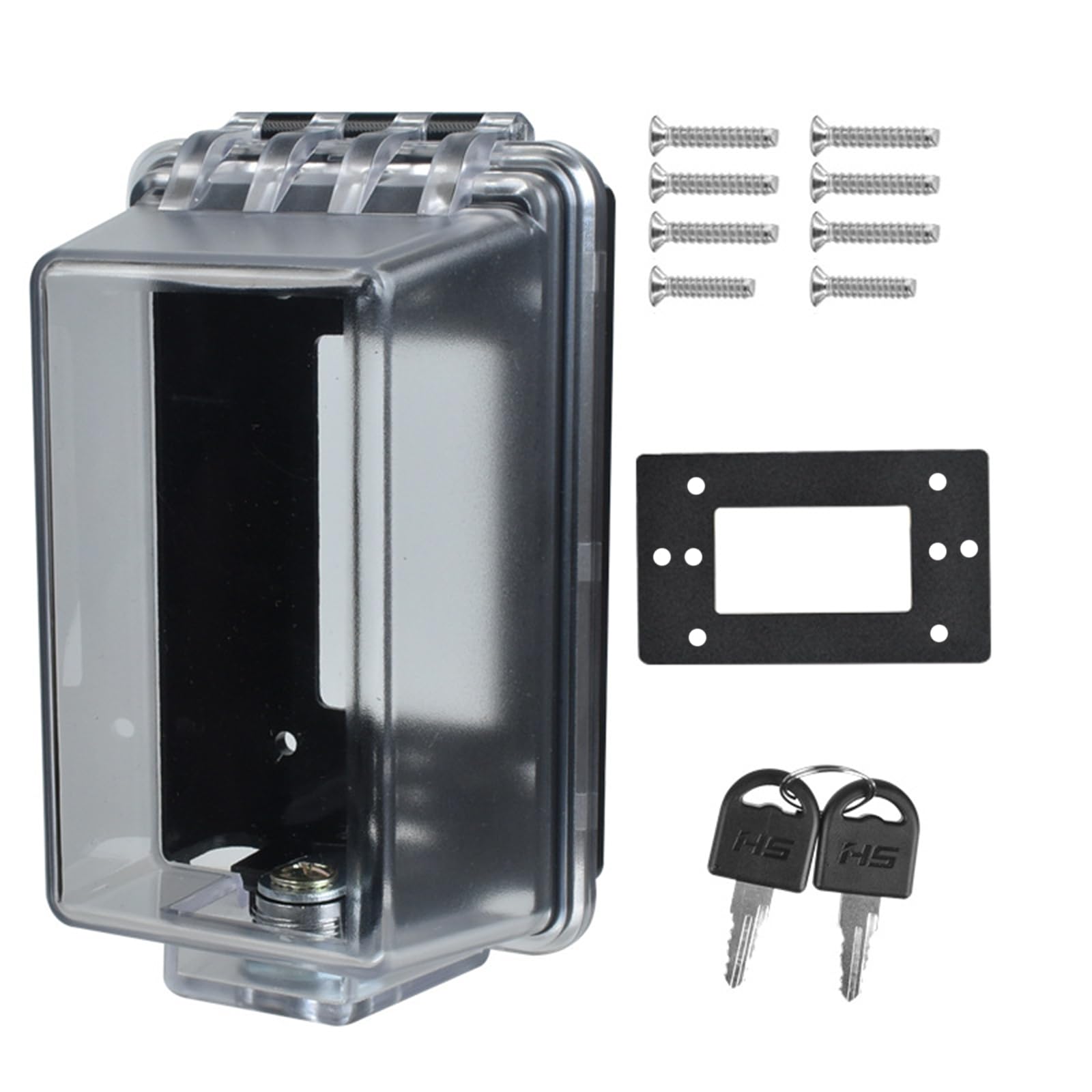 Safety Outlet Cover Box-Key Lock for Much Better Toddler