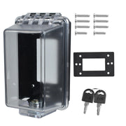 Safety Outlet Cover Box-Key Lock for Much Better Toddler