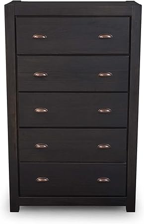 Montauk 5-Drawer Chest, Solid Wood