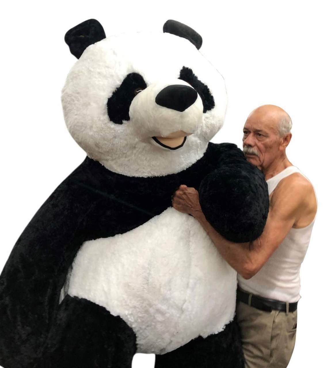 Giant Stuffed Panda 7 Feet Tall 84 Inches Soft 213 cm Huge Stuffed Animal