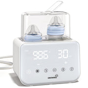Baby Bottle Warmer, Grownsy 10-in-1 Fast Bottle Warmer Accurate Temp Control