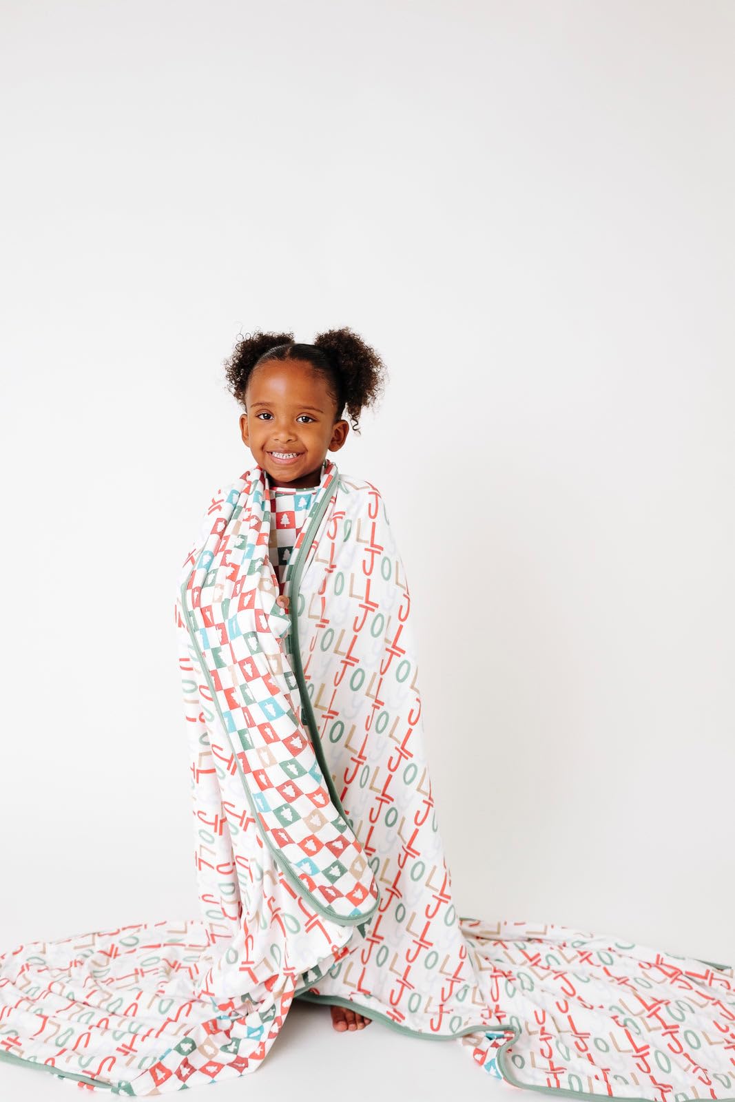 Jumbo Premium Knit 3 Layer Throw Blanket Jolly