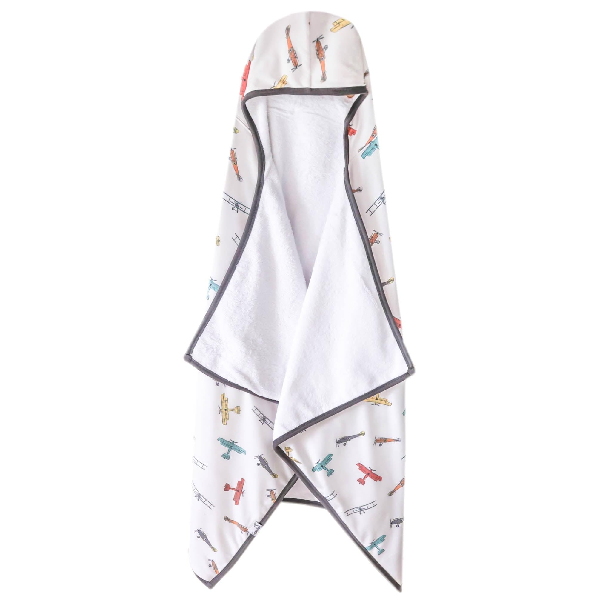 Hooded Bath Towels Premium Knit/Terry Cloth Toddler Towels