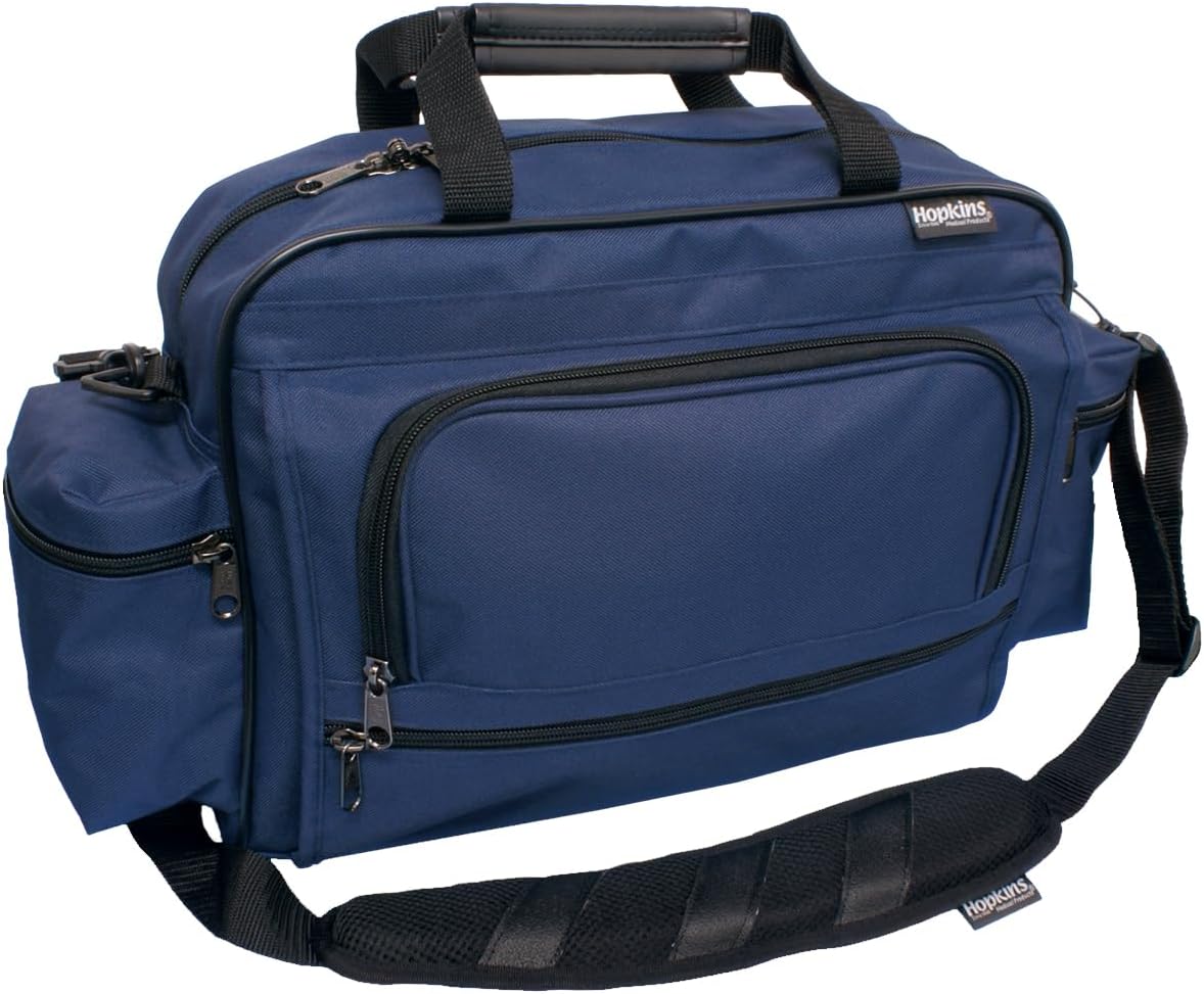 Bag Lightweight Professional Nursing Bag, 15 inches x 5 inches x 11 inches, Navy