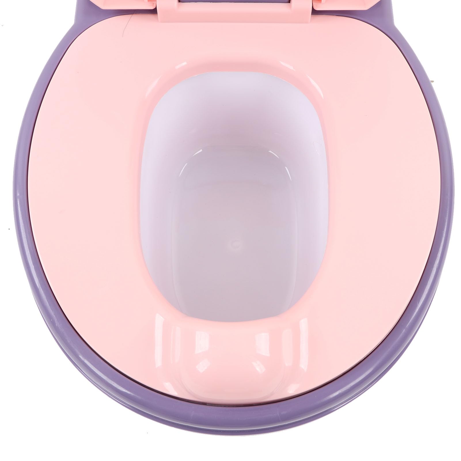 Baby Toilet, Baby Potty, Potty Training Toilet, Emulational Large Size Universal Detachable Removable Potty Pot Toddler Potty Chair for Toddler Infant Baby Kids(Pink Purple)