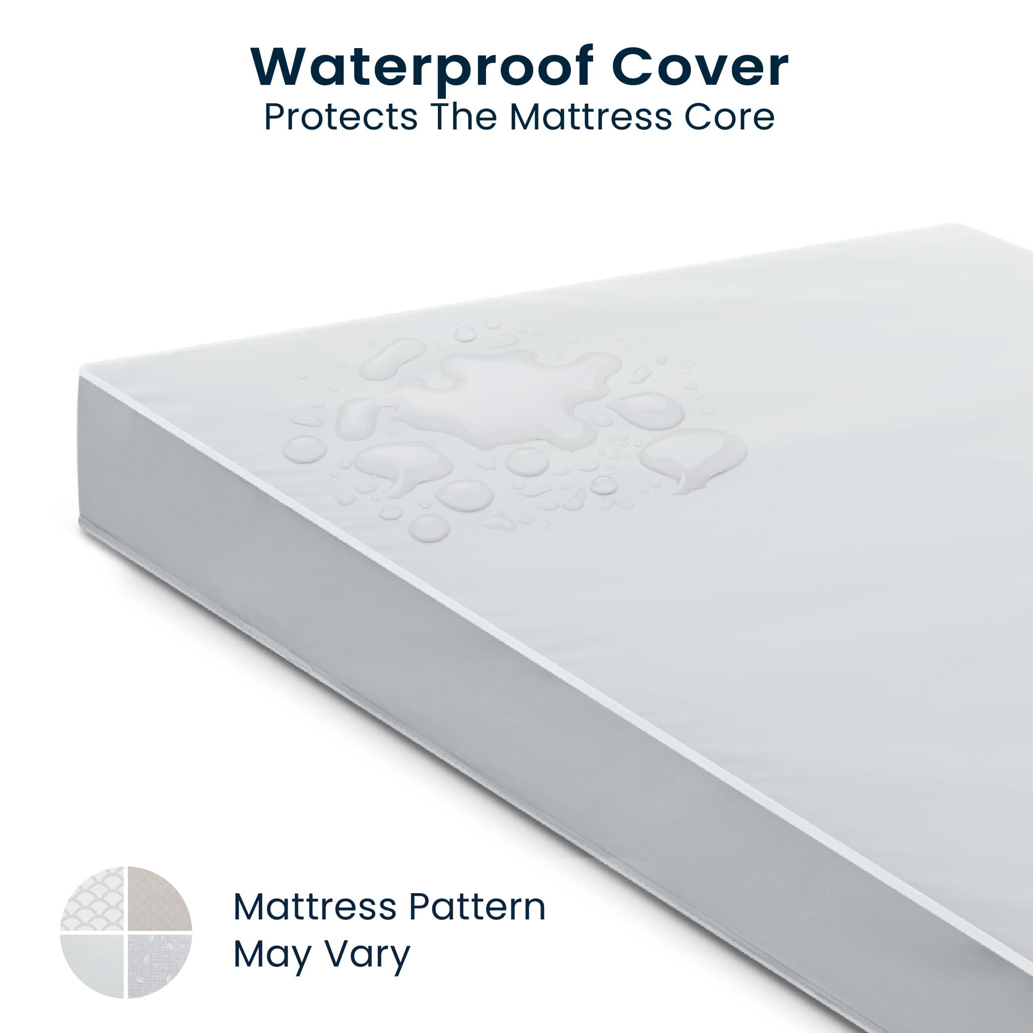 Dual Sided Baby Crib Mattress and Toddler Mattress Waterproof