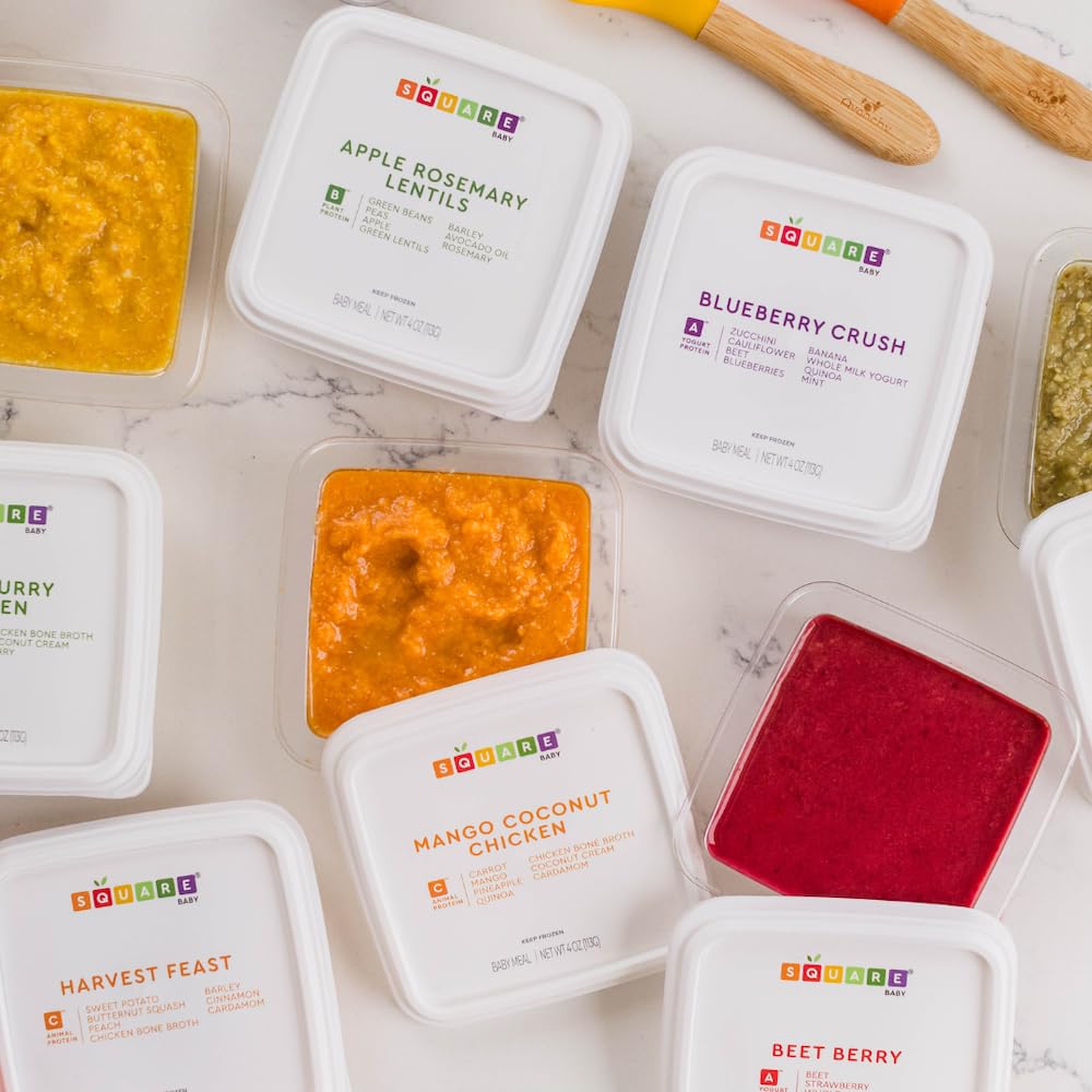 Organic Baby Food Purees | Stage 1-3 Variety Pack | Fresh & Dietitian