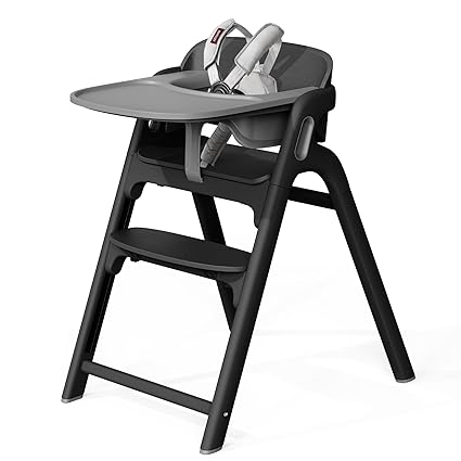 DinerPal Wooden High Chair for Babies, Toddlers & Adults Up to 308 Lbs