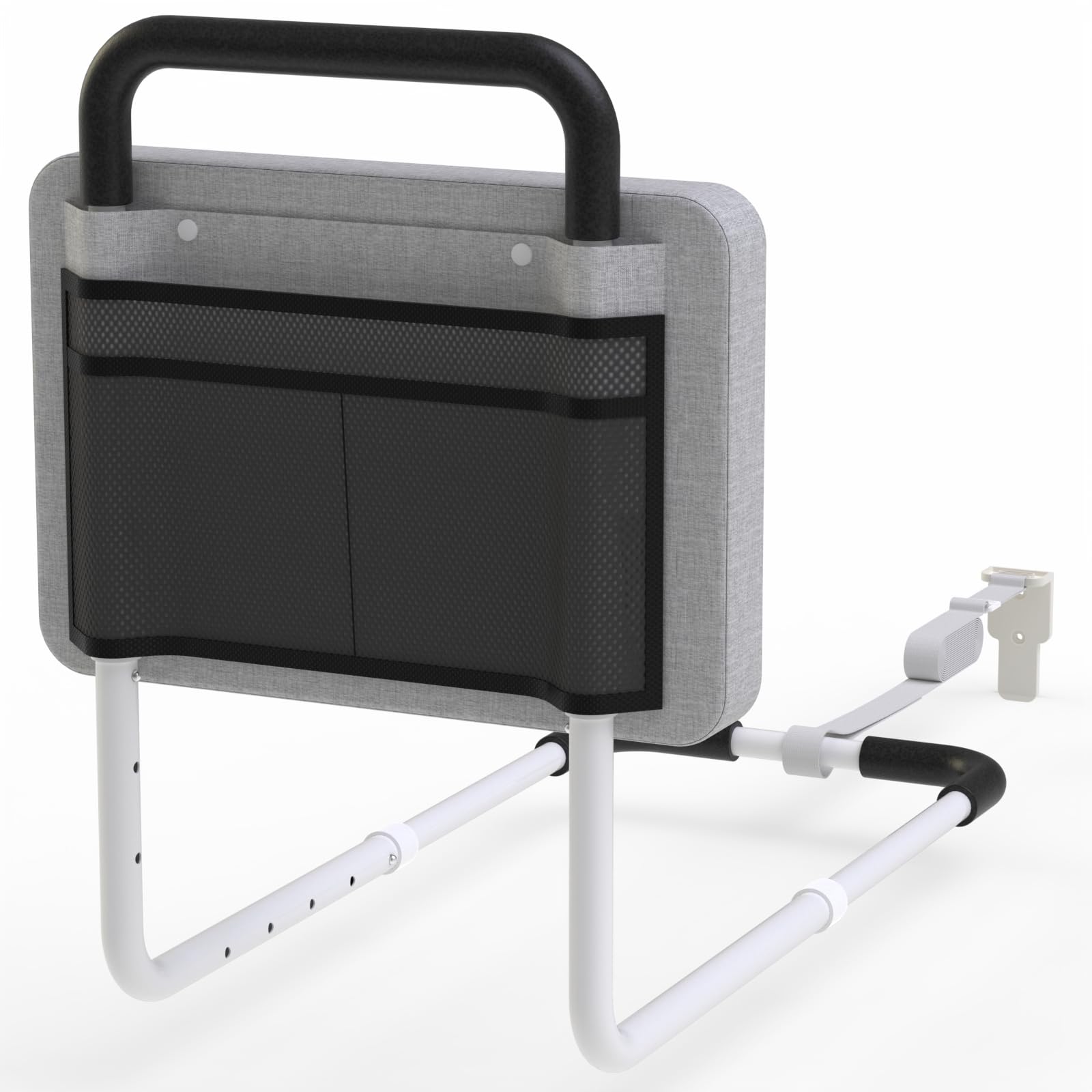 Padded Bed Rails for Elderly Adults with Storage Pocket