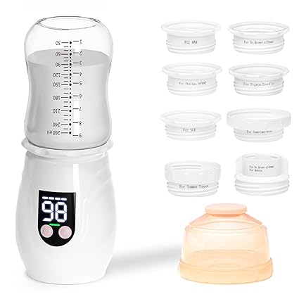 Portable Cordless Baby Bottle Warmer for Travel, Rechargeable