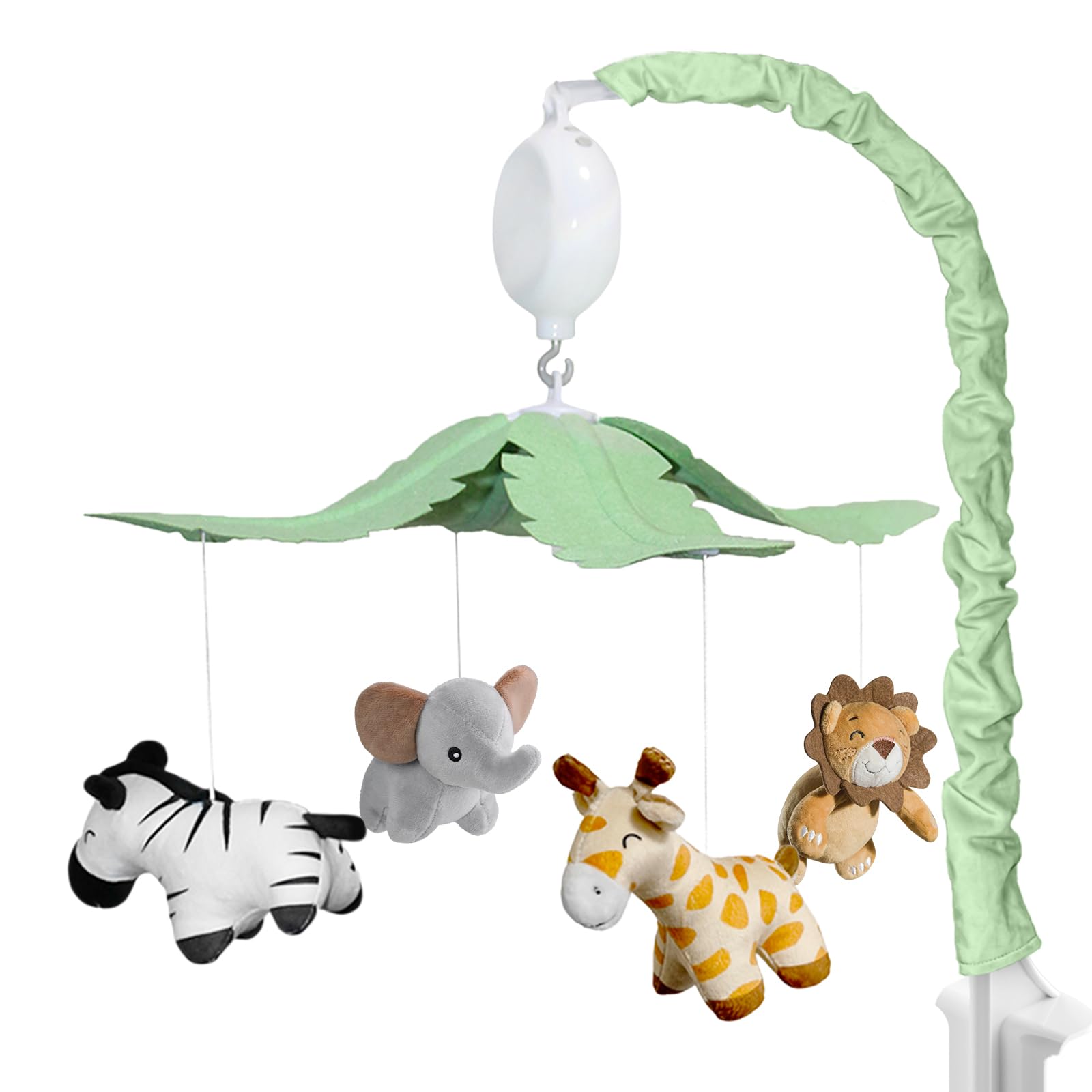Jungle Safari Baby Crib Mobile with Music and Rotation