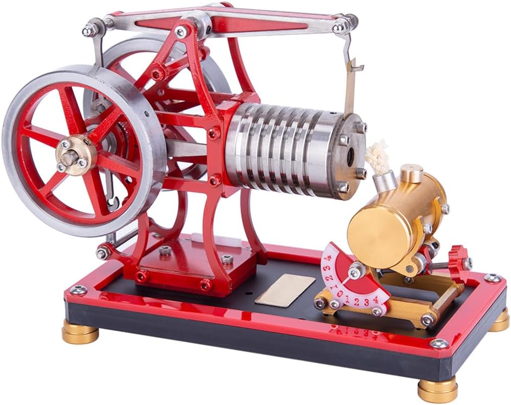 Wooptoothy VE-01 Engine Model Kits, Beam Vacuum Engine Model Kit for Adults, Engine Motor Model Educational Physics Experiment STEM Model