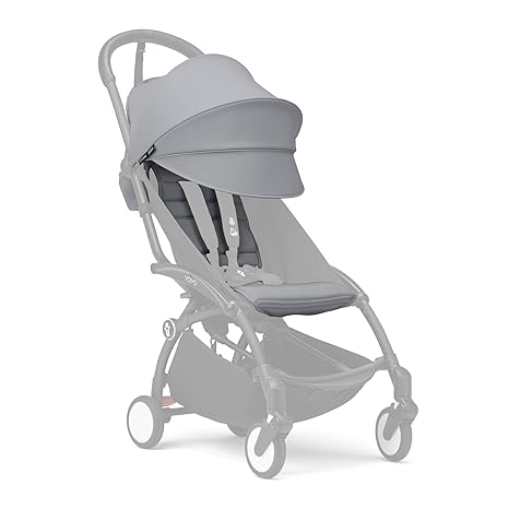 6+ Color Pack, Black - Textiles Only: Seat Pad, Extendable Canopy & Zipped Back Pocket