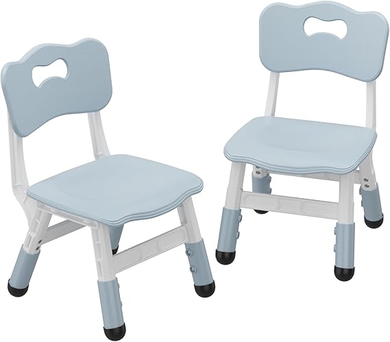 3 Level Height Adjustable Kid Chair, Plastic Toddler Chairs