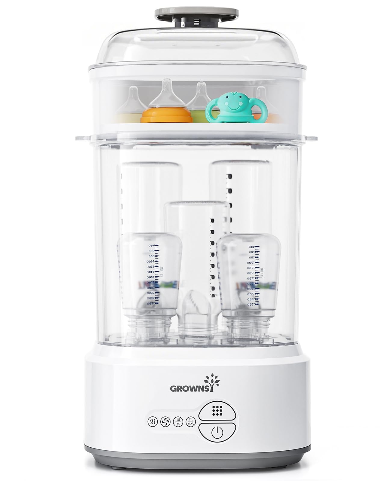 Bottle Sterilizer and Dryer, Compact Electric Steam Baby Bottle Sterilizer