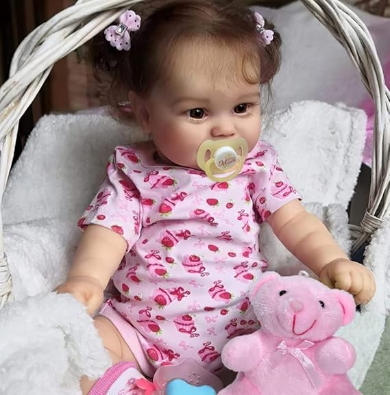 Lifelike Reborn Baby Dolls - 20Inch-Real Baby Feeling Realistic-Newborn Baby Doll