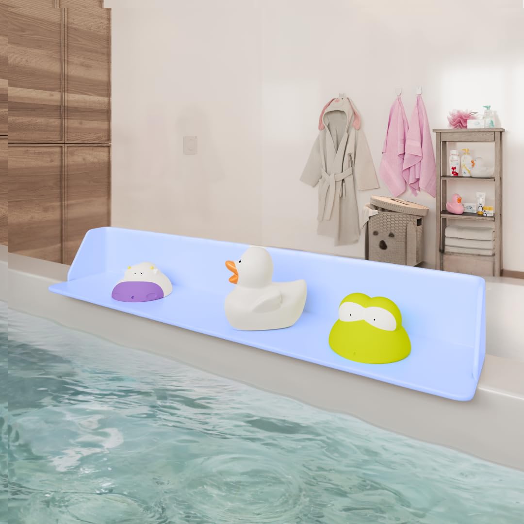 Splasher PlayPad, Bathtub Splash Guard Play Shelf