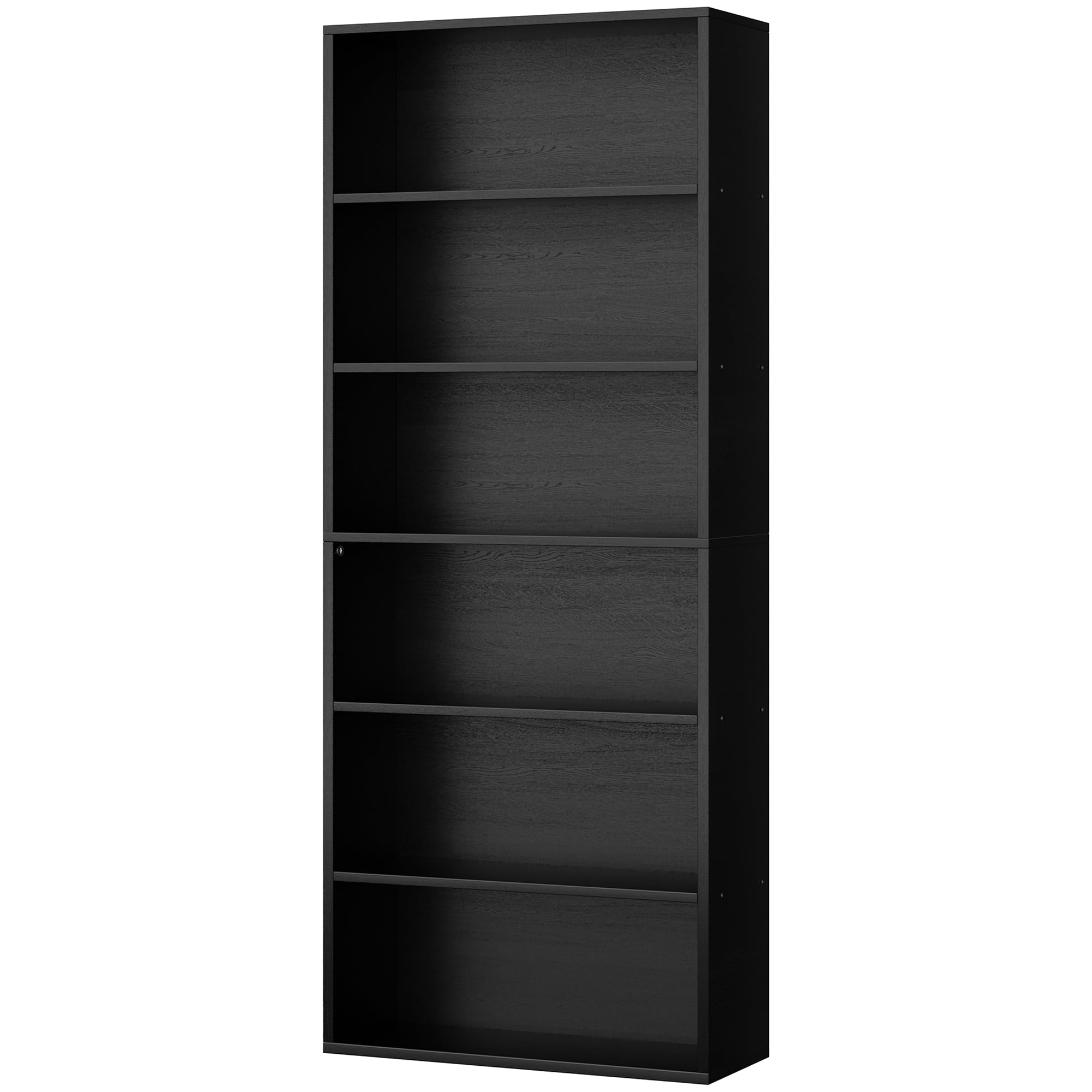 6-Tier Open Bookcase Storage Shelf