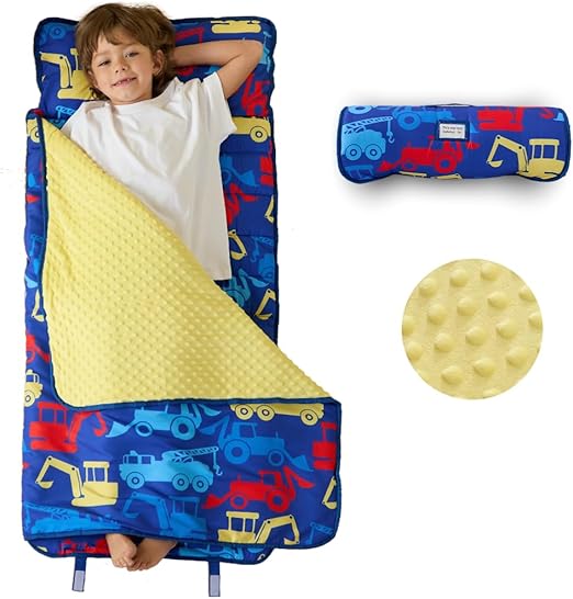 Nap Mat, Rollup Design Kid Sleeping Mat with Removable