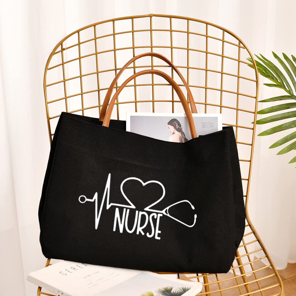 Nurse Tote Bag Nurse Gifts RN Nursing Bag for Work, Shopping, Beach