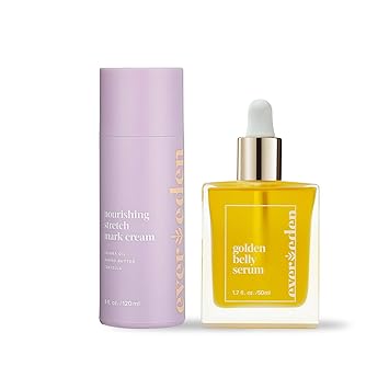 Golden Belly Serum, 1.7 fl oz. | Clean & Vegan Women's Belly Oil for Pregnancy