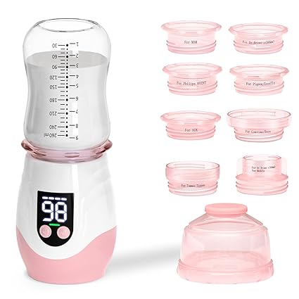 Portable Cordless Baby Bottle Warmer for Travel, Rechargeable