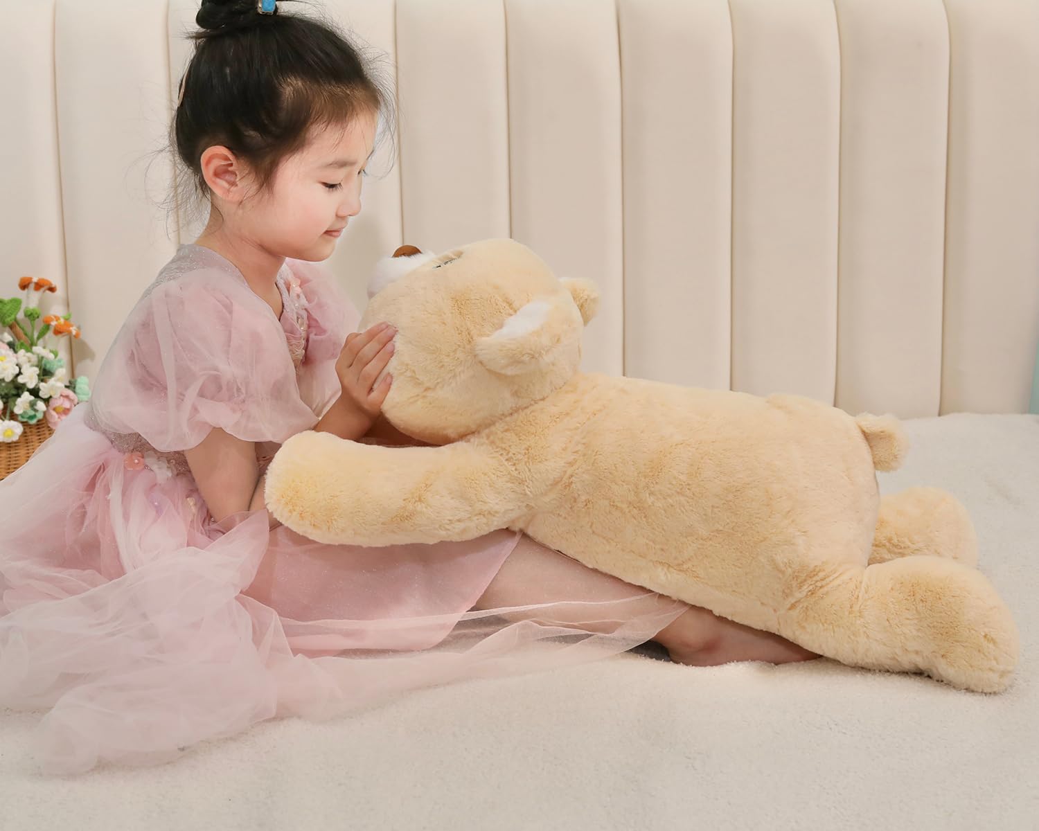 26 inch 5 lbs Bear Weighted Stuffed Animals, Large Weighted Plush Animal